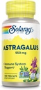 SOLARAY Astragalus Root 550 mg | Sağlıklı Immune Function & Stres Desteği | Adaptogen Herb | Non-GMO & Vegan | 100 VegCaps