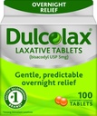 Dulcolax 5 mg Laxative Tabletler Constipation için - 100 ea