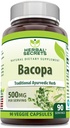 Herbal Secrets Bakopa Powder 500 Mg 90 Κάψουλες Veggie Συμπλήρωμα 