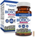 Stonehenge Health Probiotics 70 Δισεκατομμύρια CFU + 24 Strains, Prebiotic, Dynamic Biotics+ for Women, New Formula for Weight Management, Digestive & Κολπική Υποστήριξη, Καθυστερημένη Διάρκεια Απελευθέρωσης Σταθερή Μη ΓΤΟ