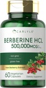 Carlyle Berberine HCL Supplement | 55.00 | Vegetarian, Non-GMO, Gluten Free