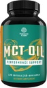 C8 MCT Oil Softgels - Medium Chain Triglycerids MCT Coconut Oil Supplement with Caprylic/Capric Triglycerides for Body Sculpting, Enhanced Energy & Stamina - Keto Supplements for Weight Loss - 120 Ct