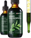 Chlorophyll Liquid Drops - Premium Liquid Chlorophyll Supplements for Immune Support, Energy Increase, Digestive Support, Gut & Skin Health - Natural & Non-GMO & Vegan Mint Flavored 2fl.oz